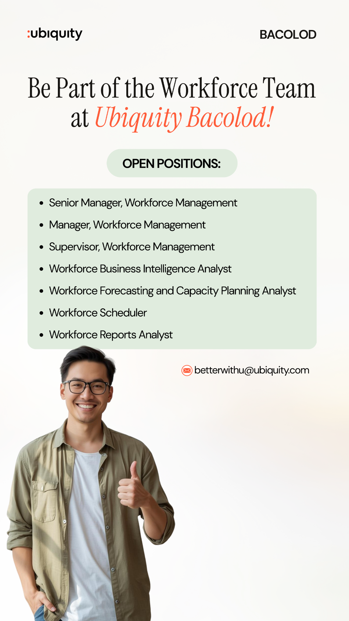 Ubiquity Careers Philippines Facebook ad