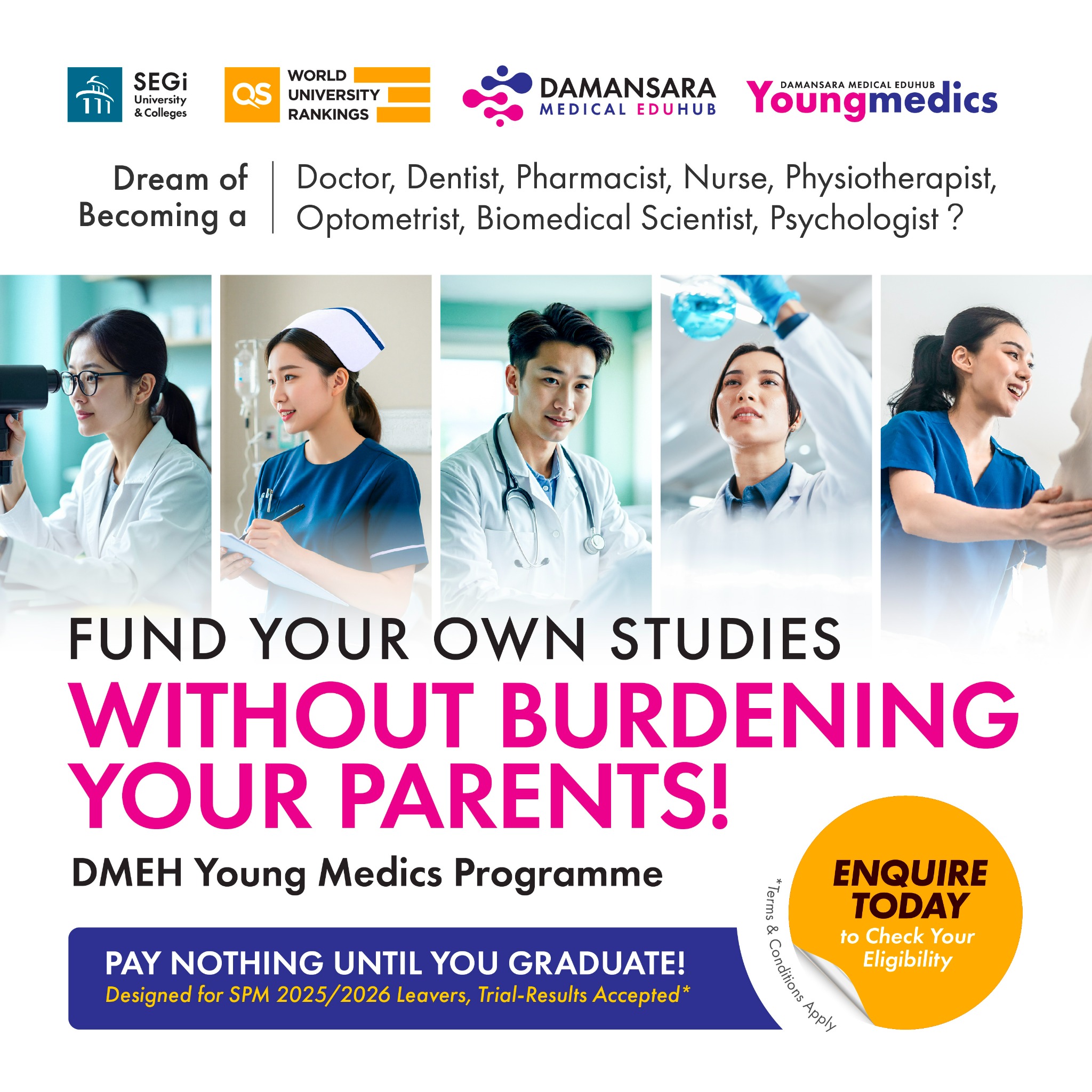 SEGi University & Colleges Facebook ad