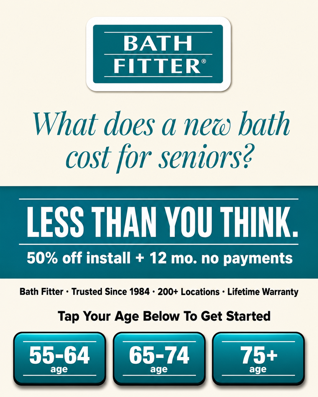 Bath Fitter Facebook ad