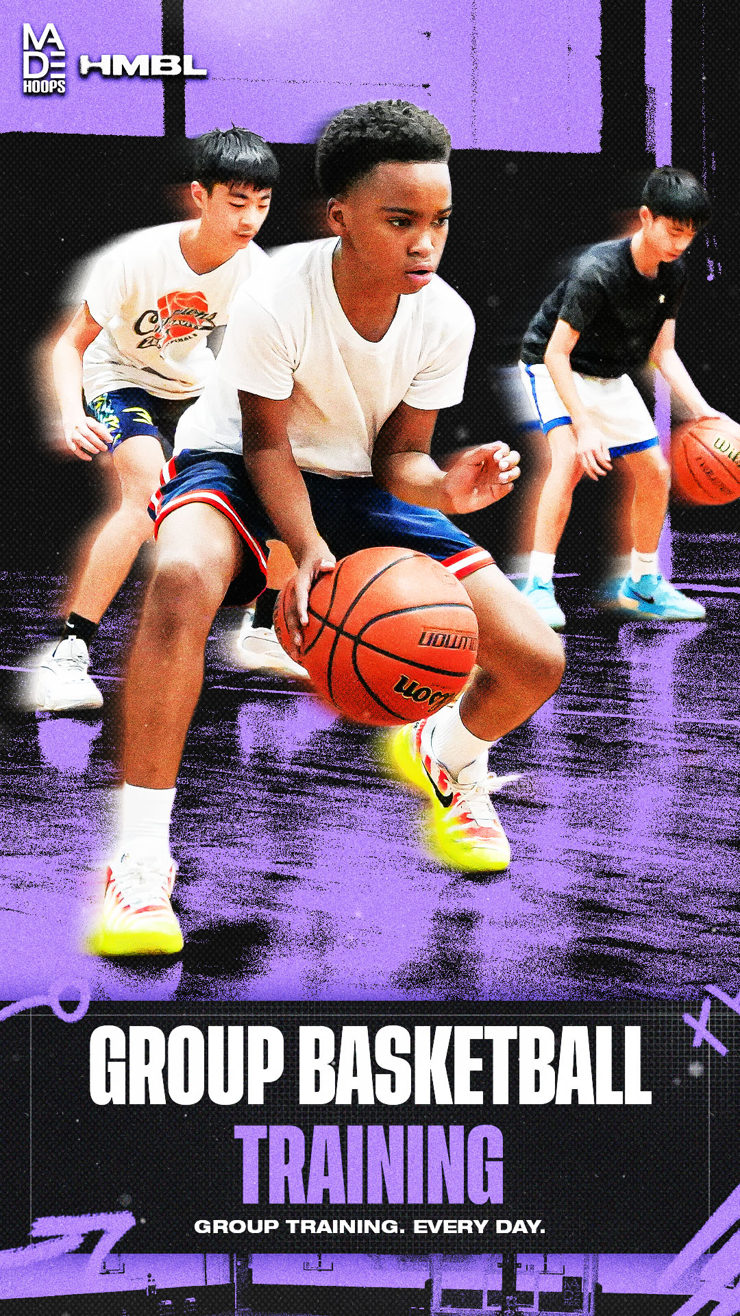MADE HMBL Gym Facebook ad: Brooklyn's top summer camp.
