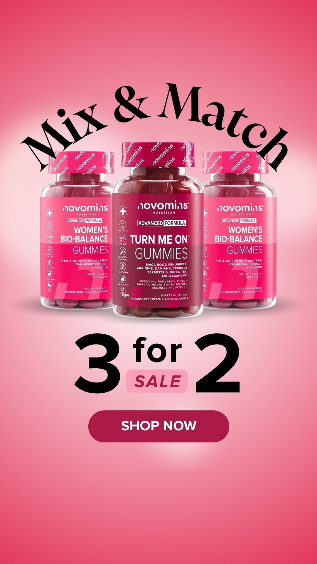 Novomins Nutrition Facebook ad