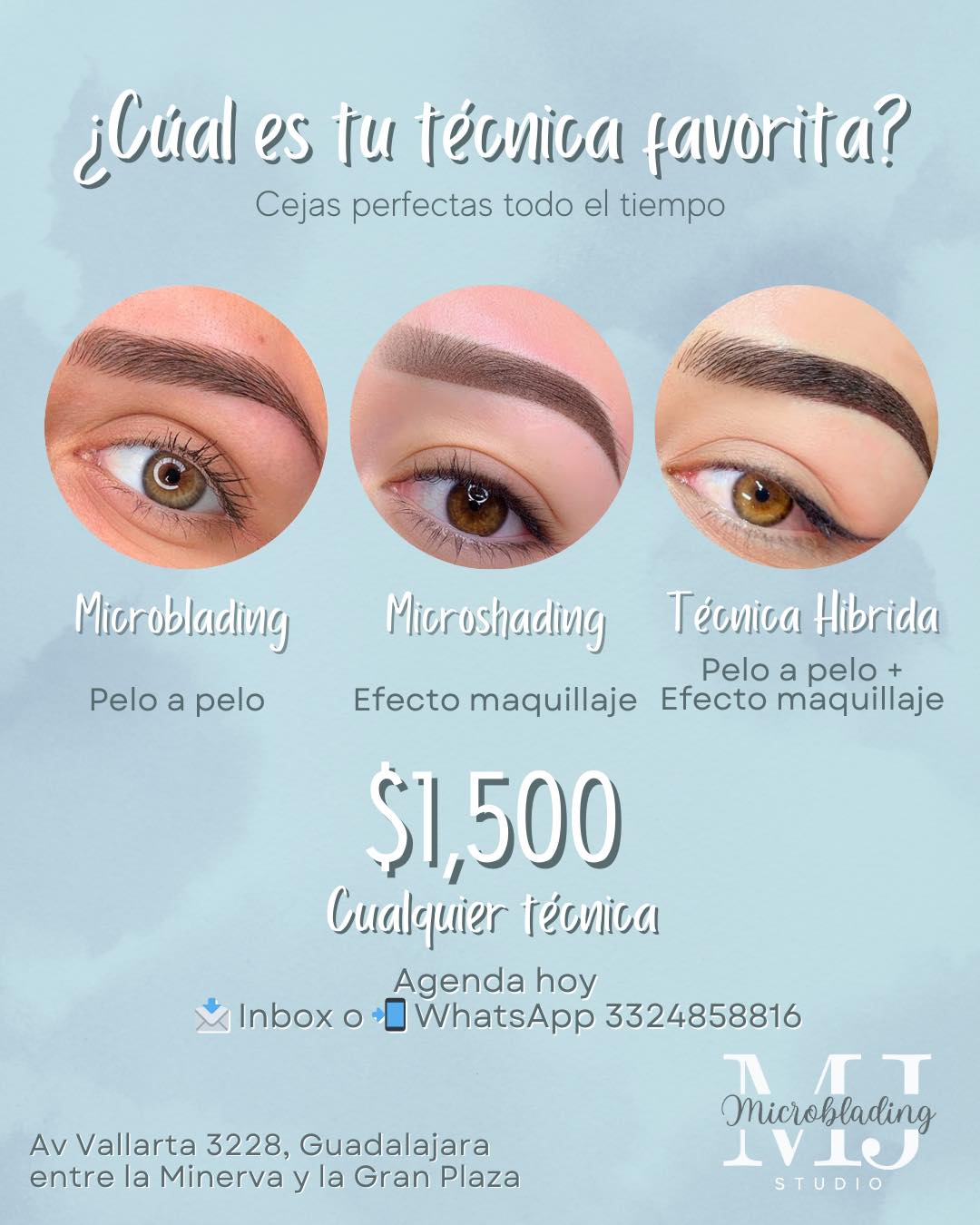 MJ Microblading Studio Facebook ad