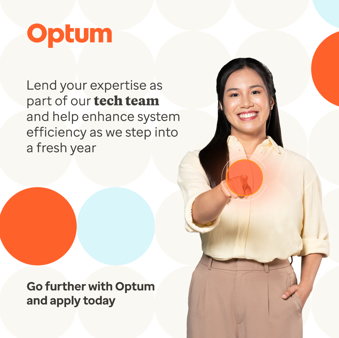 Optum Philippines Facebook ad: Make a difference while you grow your career…