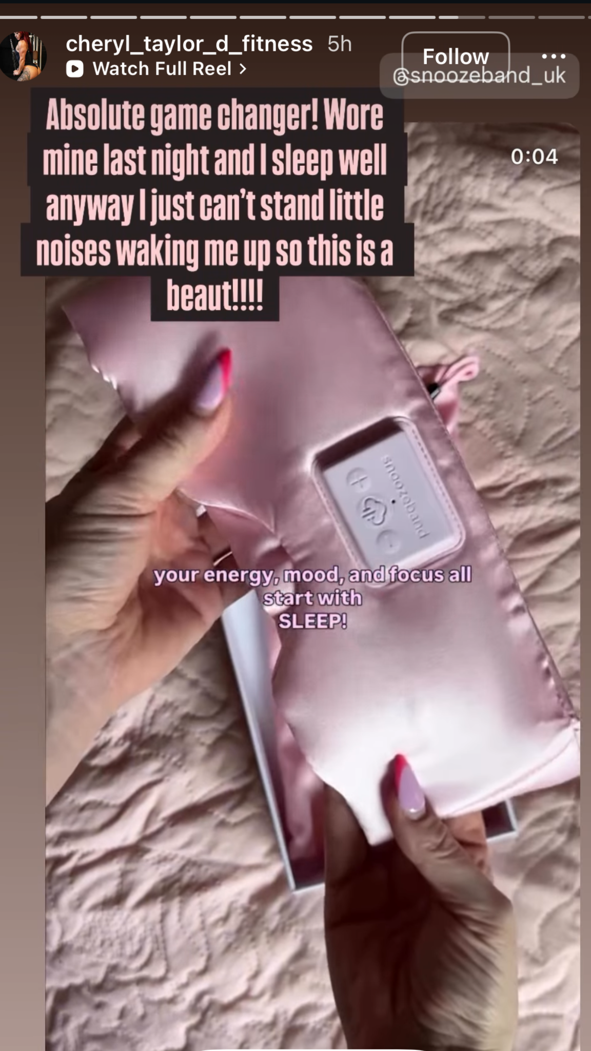 The Sleep Method Facebook ad: Snoozeband review