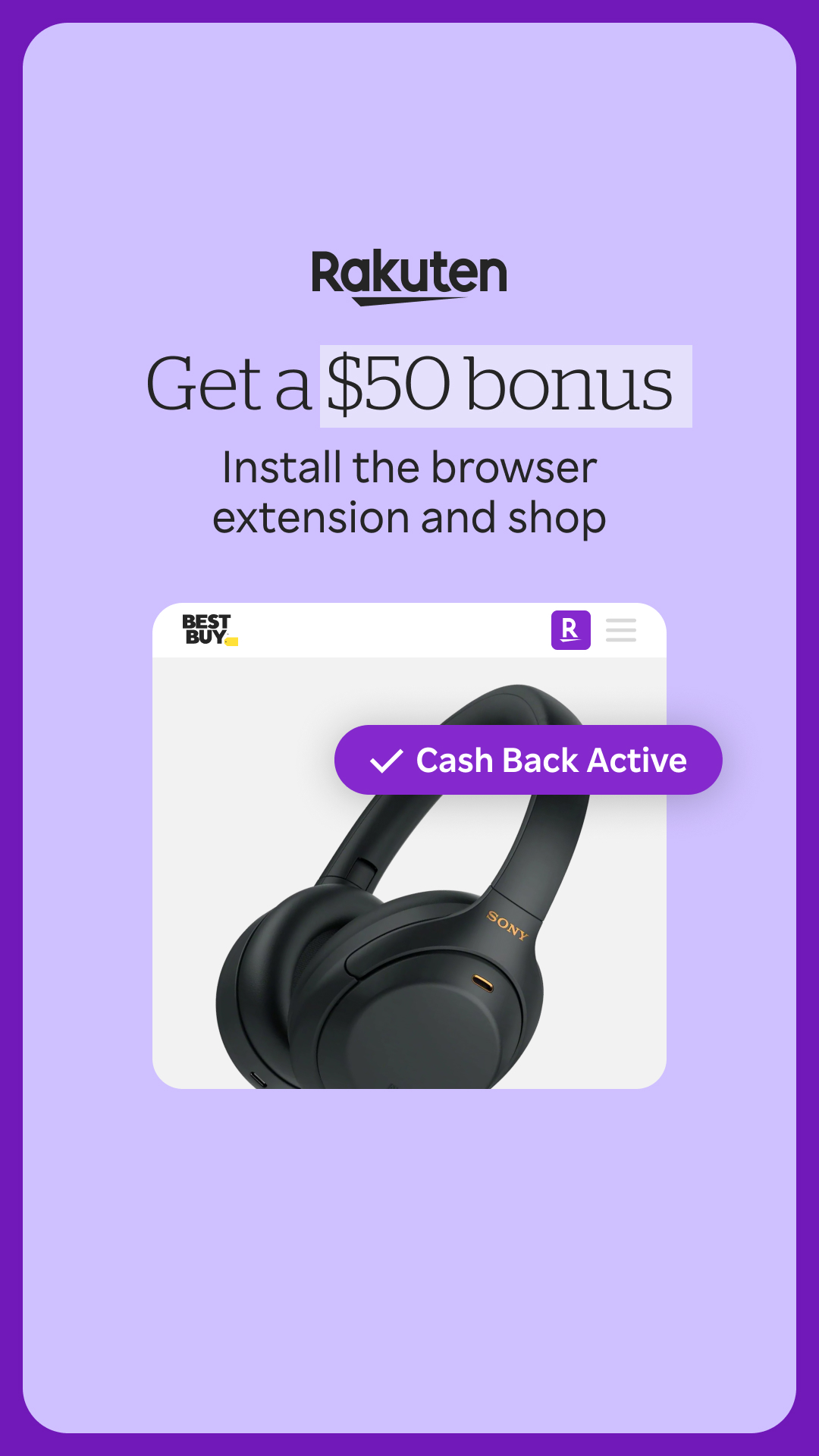 Rakuten Facebook ad