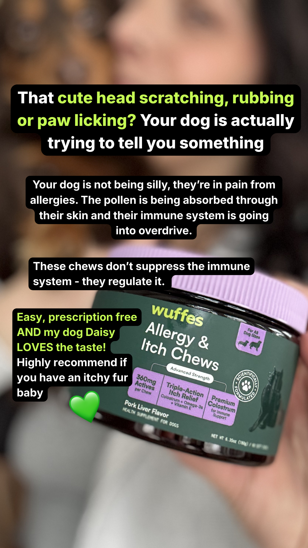 Wuffes Facebook ad