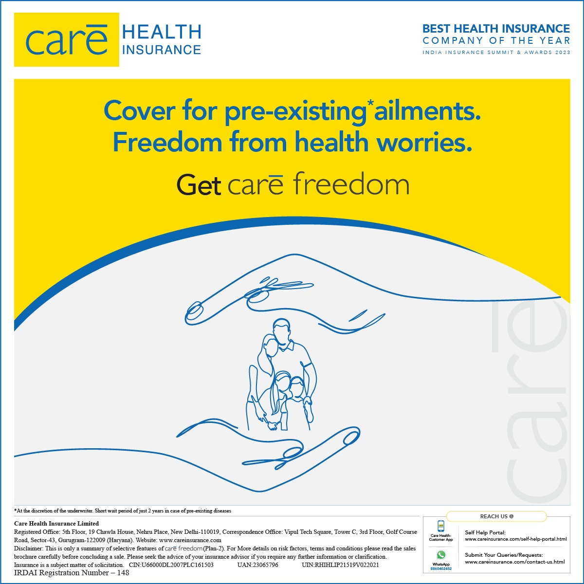 Care Insurance Facebook ad