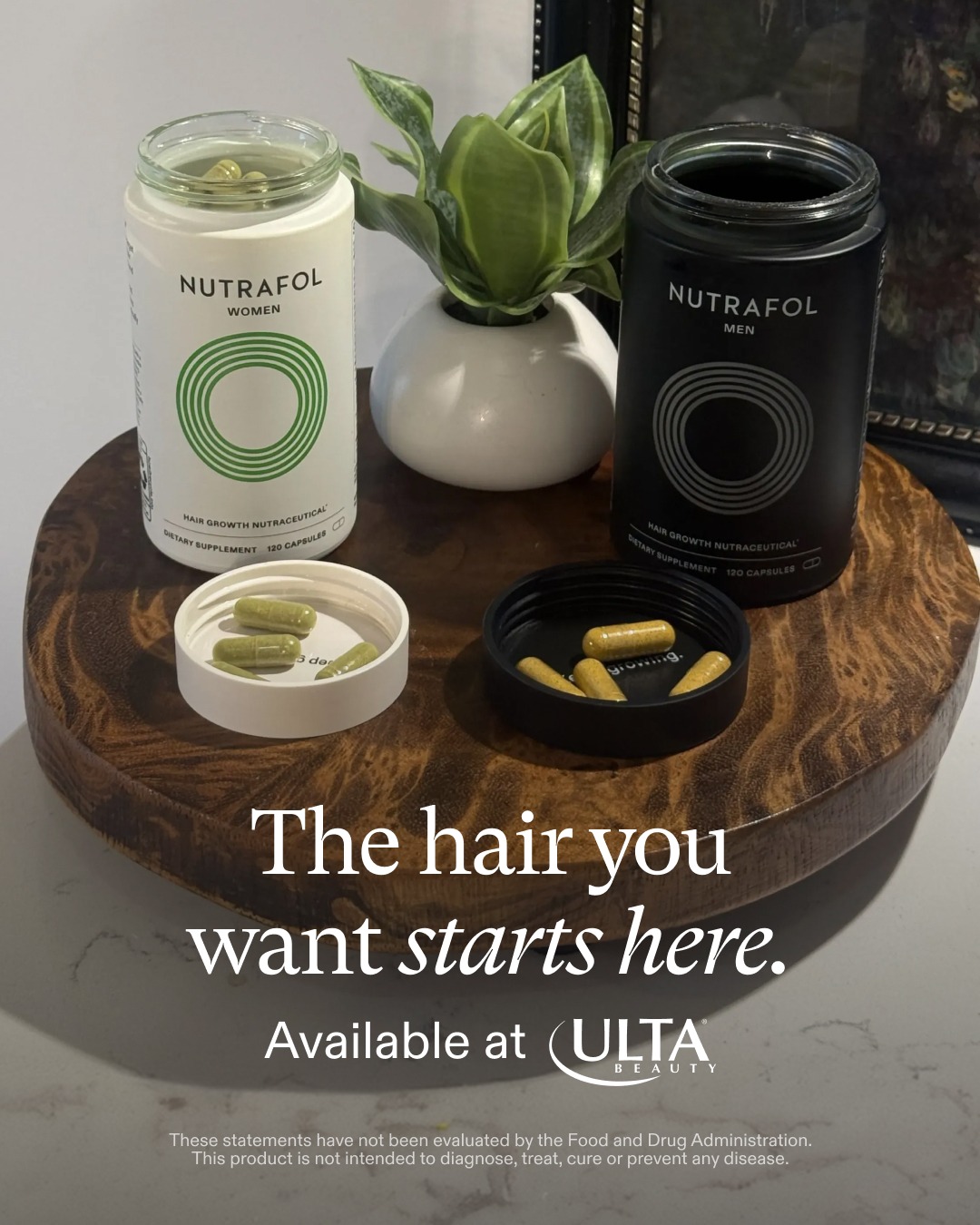 Nutrafol Facebook ad: Ready for real growth?