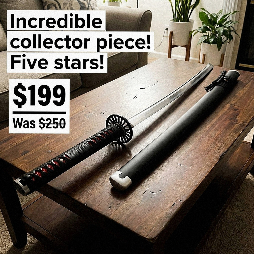 Katana Sword Facebook ad