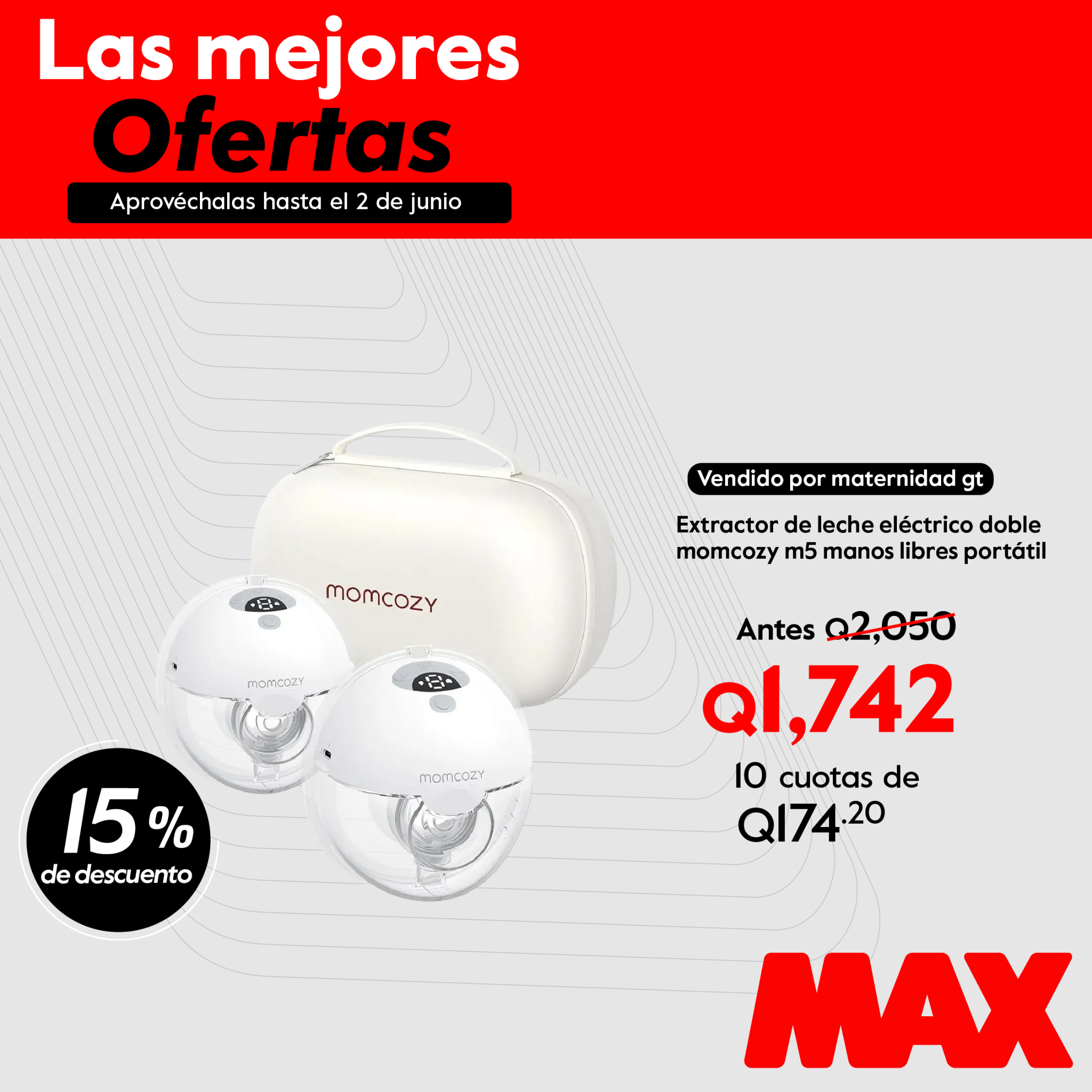 Tiendas MAX Facebook ad