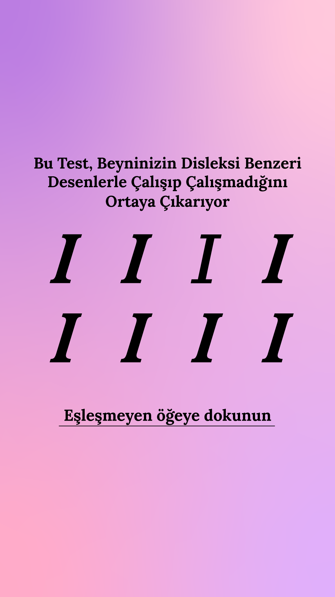 International Brain Test Facebook ad