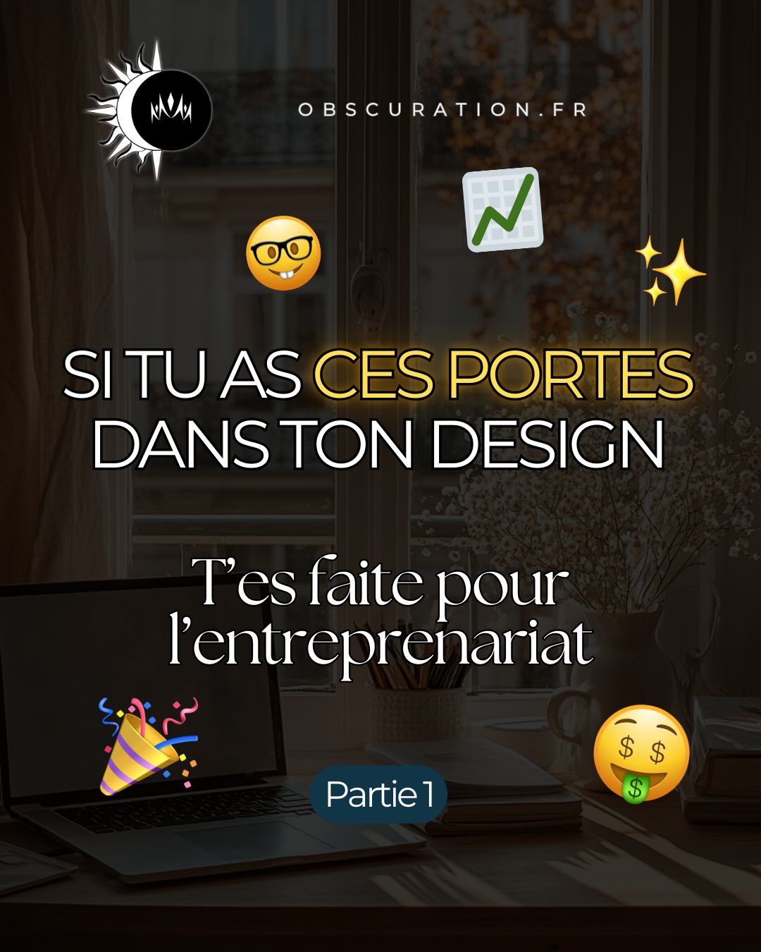 Mélanie Mouchet - Obscuration.fr Facebook ad: ⫸ Si tu as ces portes dans ton…