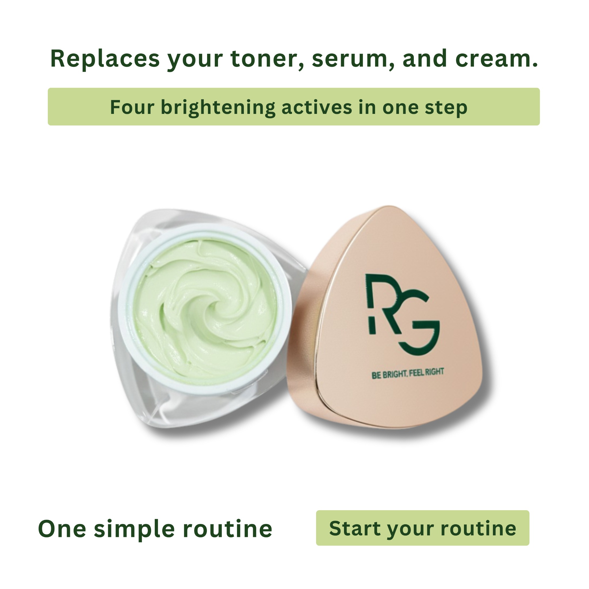 RayGlow Facebook ad from Feb 21, 2026