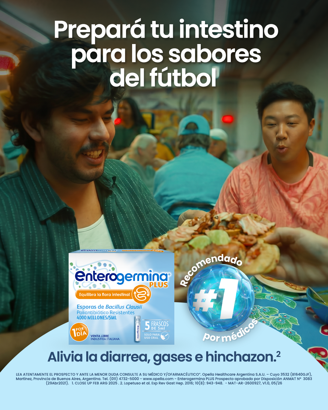 Enterogermina Plus Argentina Facebook ad from Jun 23, 2026
