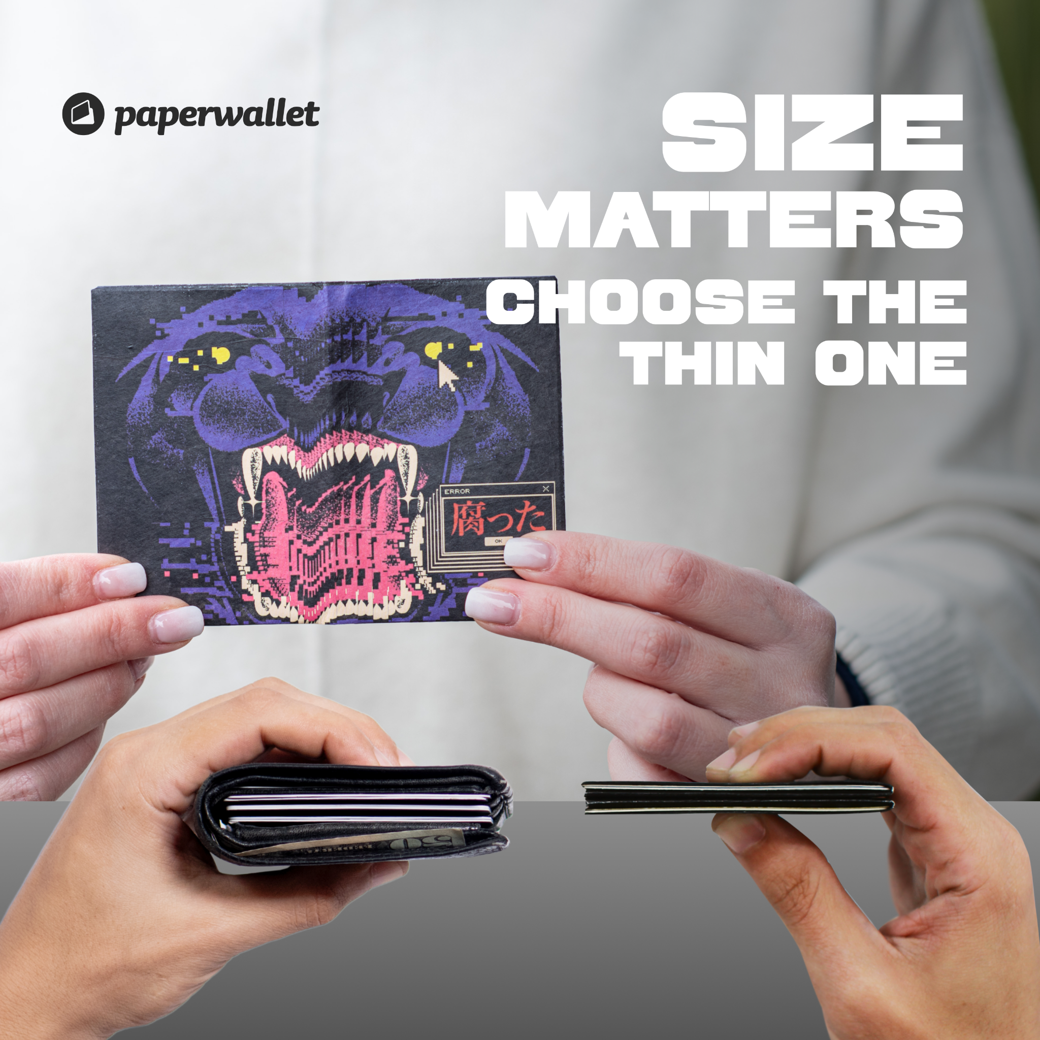 paperwallet Facebook ad
