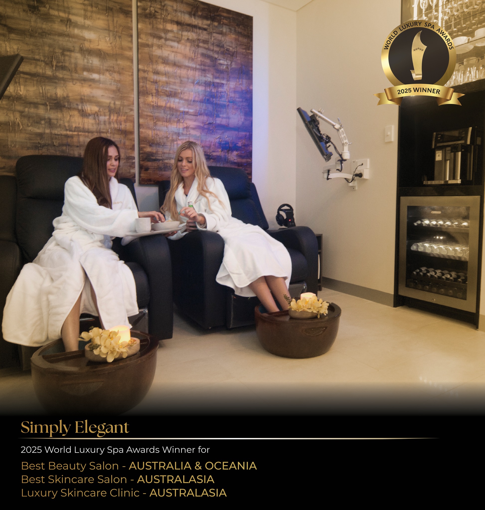 Simply Elegant Beauty Salon Facebook ad