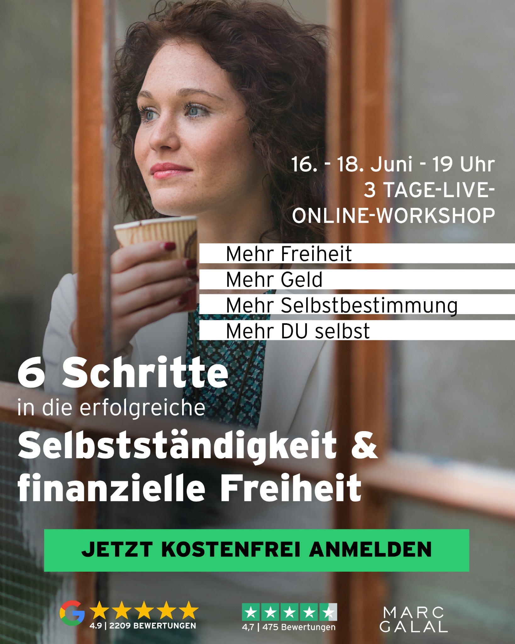 Marc Galal Facebook ad: Webinar