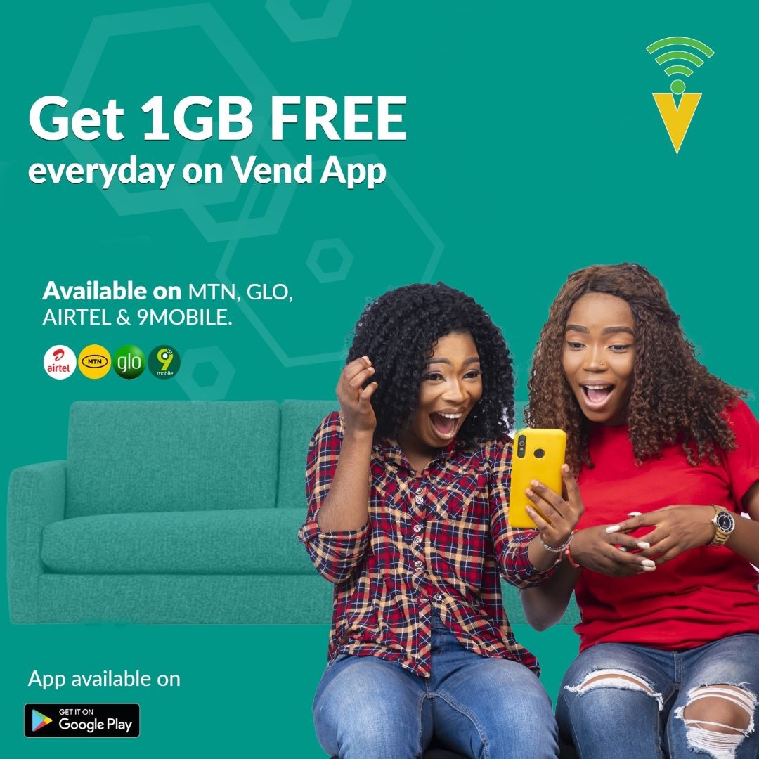 Vend: Data, Airtime & Bills Facebook ad
