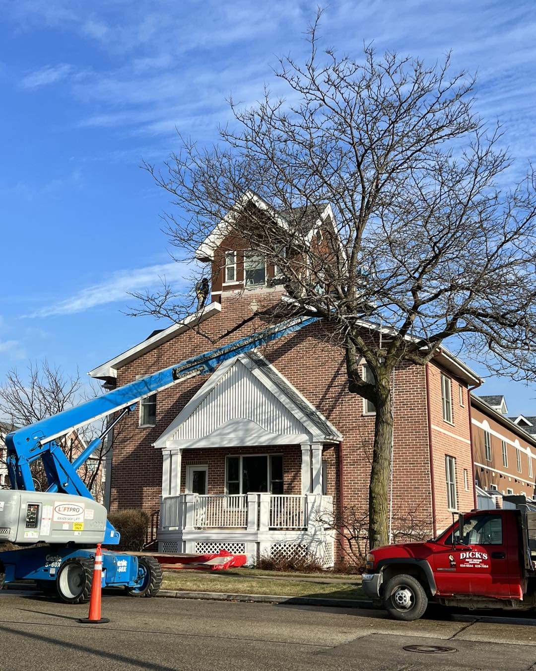 Dick's Roof Repair Service Facebook ad