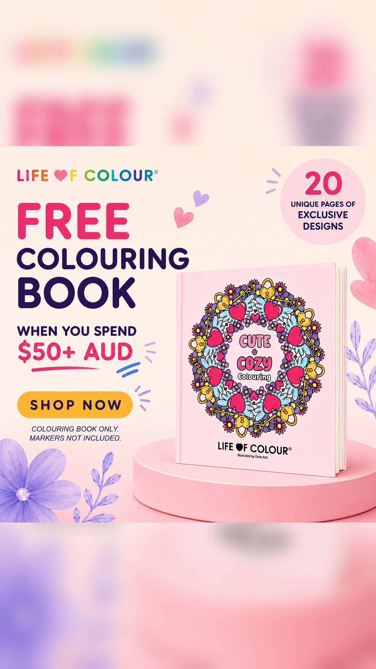 Life of Colour Facebook ad