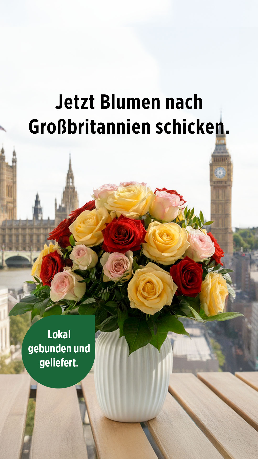 Fleurop.de Facebook ad