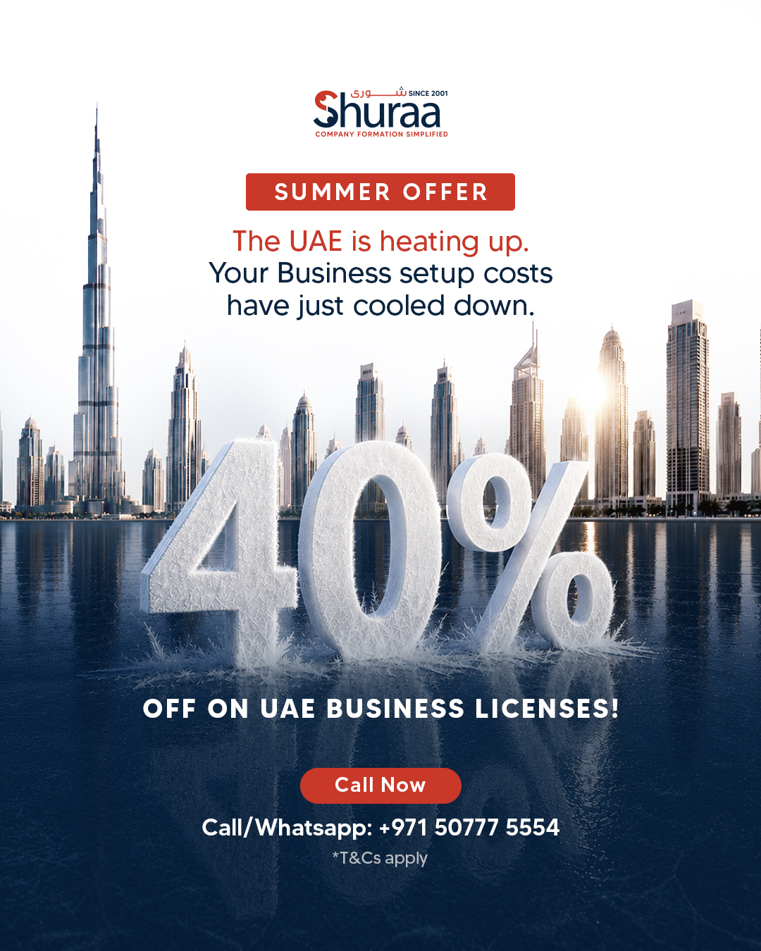 Shuraa Business Setup Facebook ad