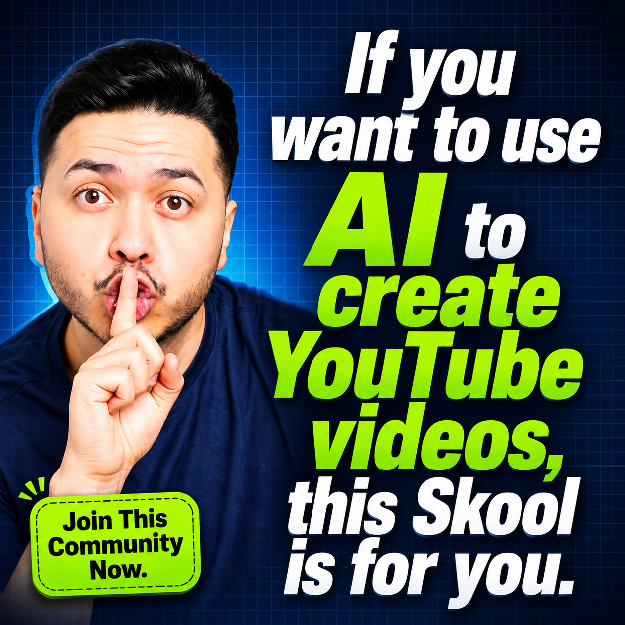 Skool Facebook ad