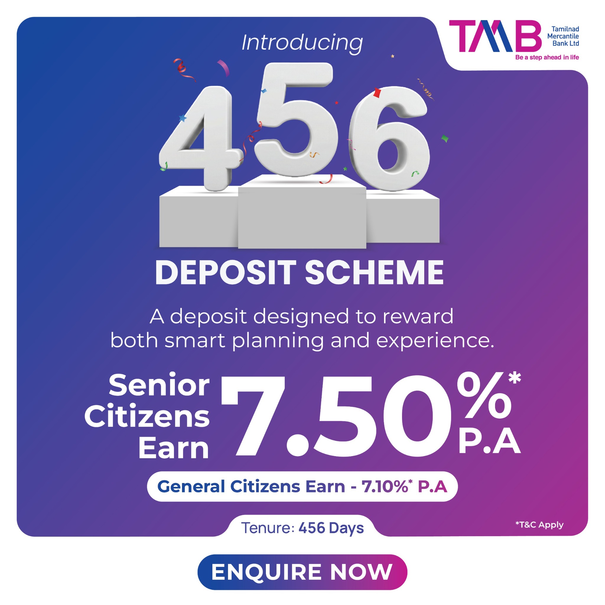 Tamilnad Mercantile Bank Ltd Facebook ad