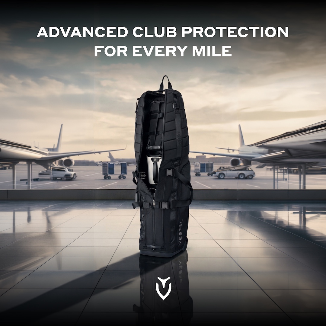 Vessel Golf Facebook ad: Golf Travel Case Pro