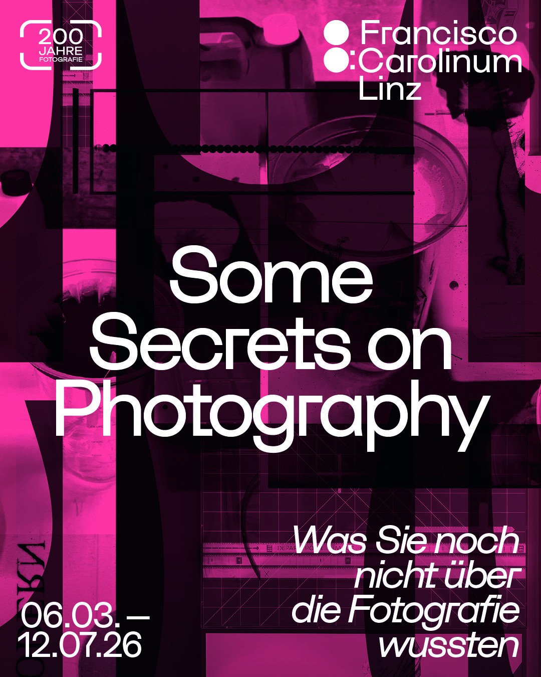 Francisco Carolinum Linz Facebook ad: When the first photograph was exposed for eight…