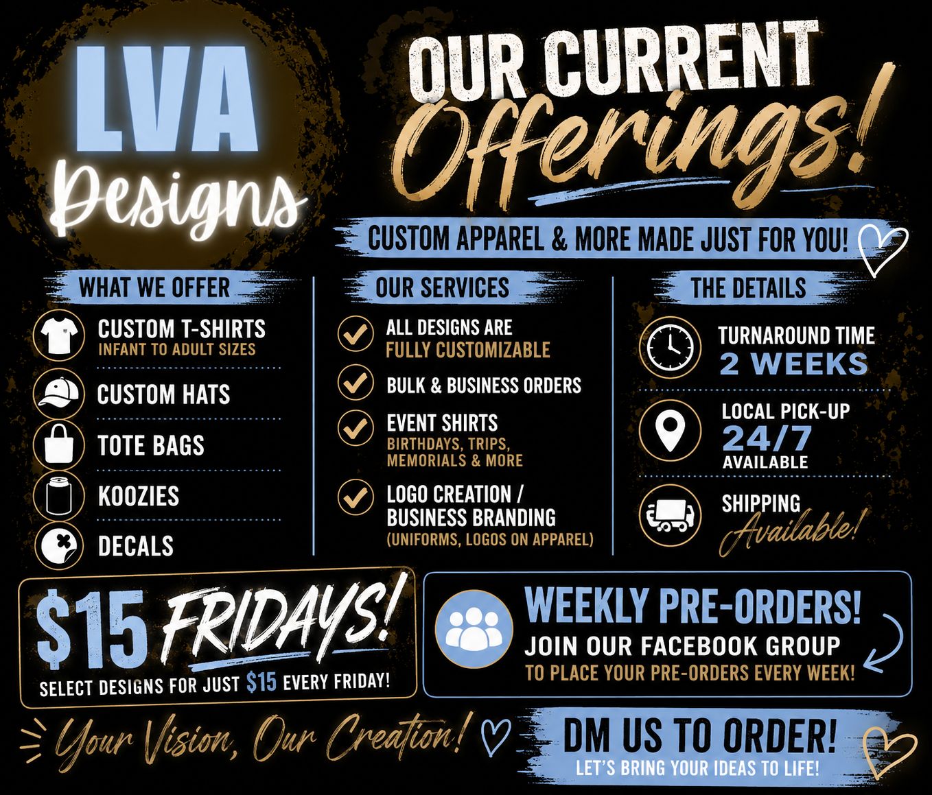 LVA Designs Facebook ad: LVAdesigns