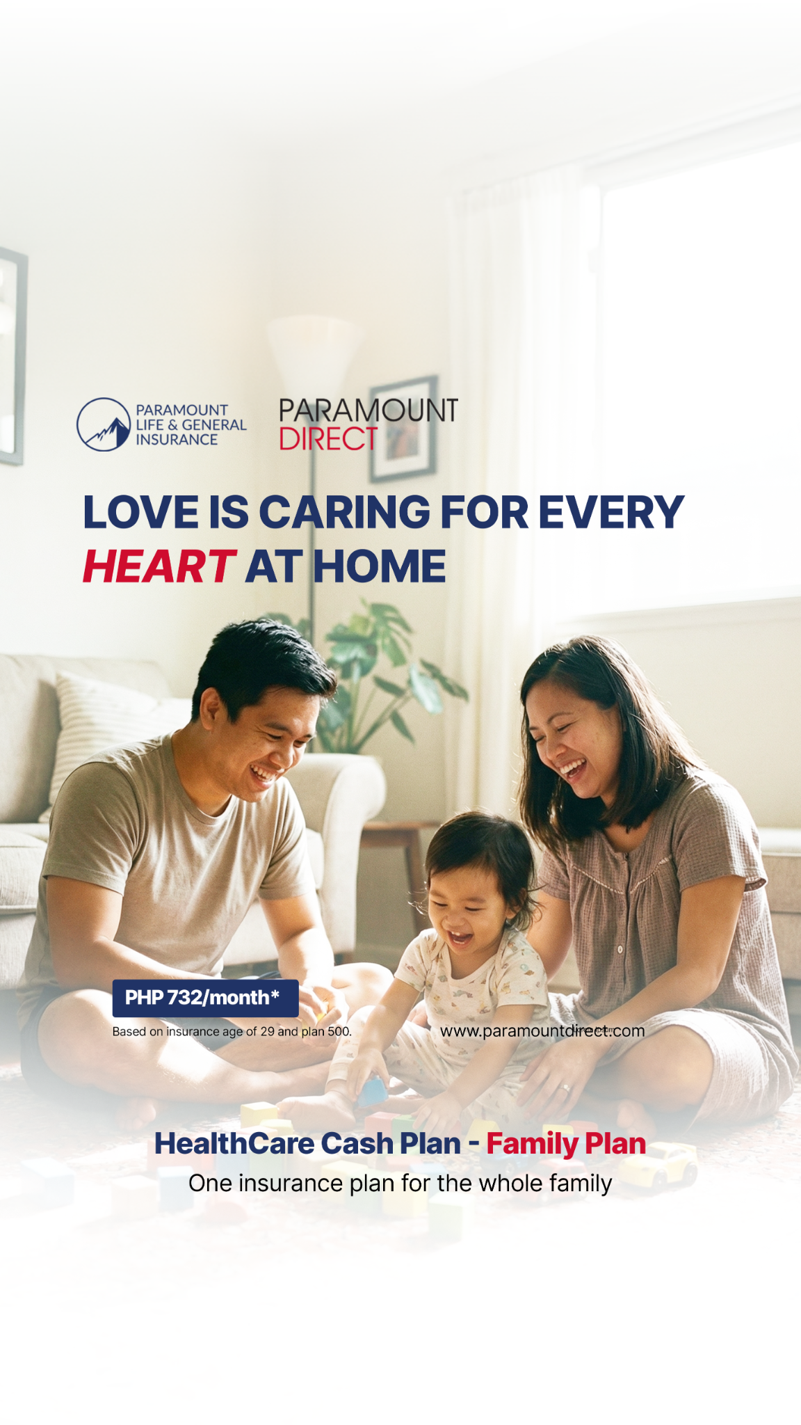 Paramount Life & General Insurance Corporation Facebook ad