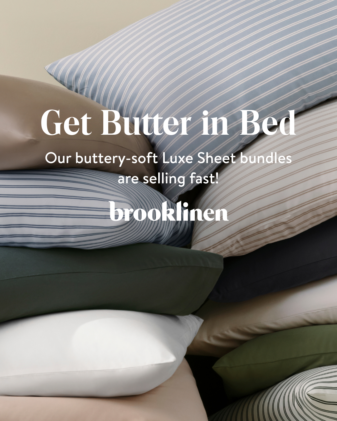 Brooklinen Facebook ad from Aug 12, 2026