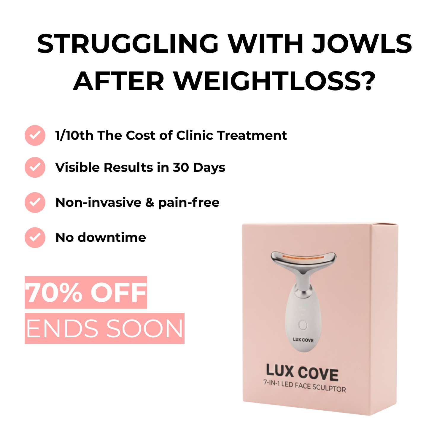 Lux Cove Facebook ad