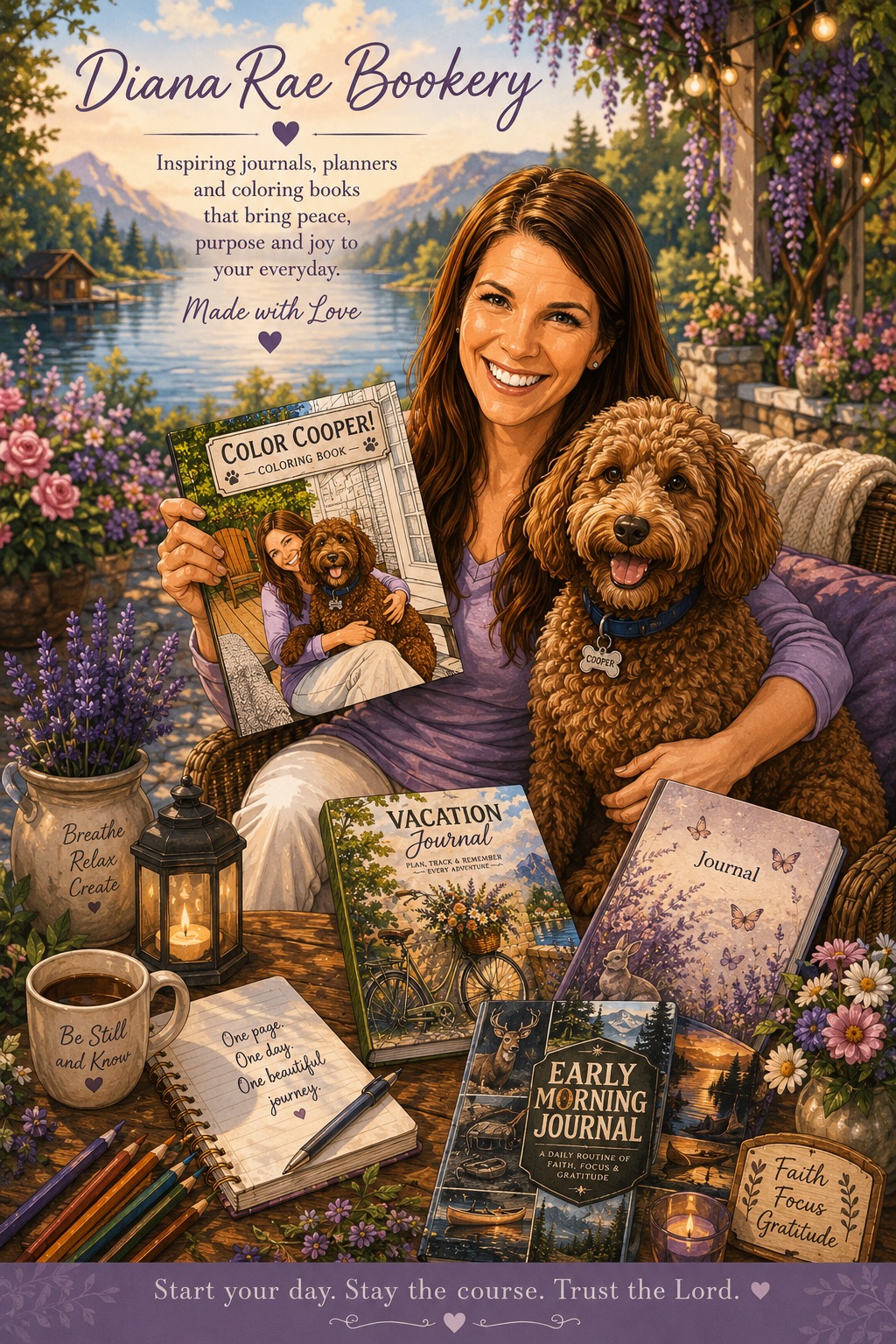 Diana Rae Bookery - Author Facebook ad: Diana Rae Bookery creates uplifting journals, notebooks…