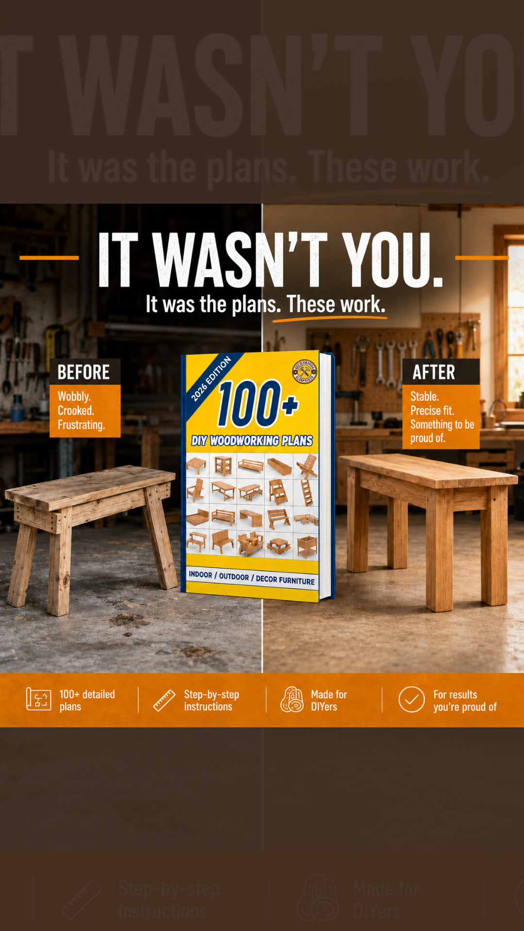 WoodCrafts DIY Facebook ad