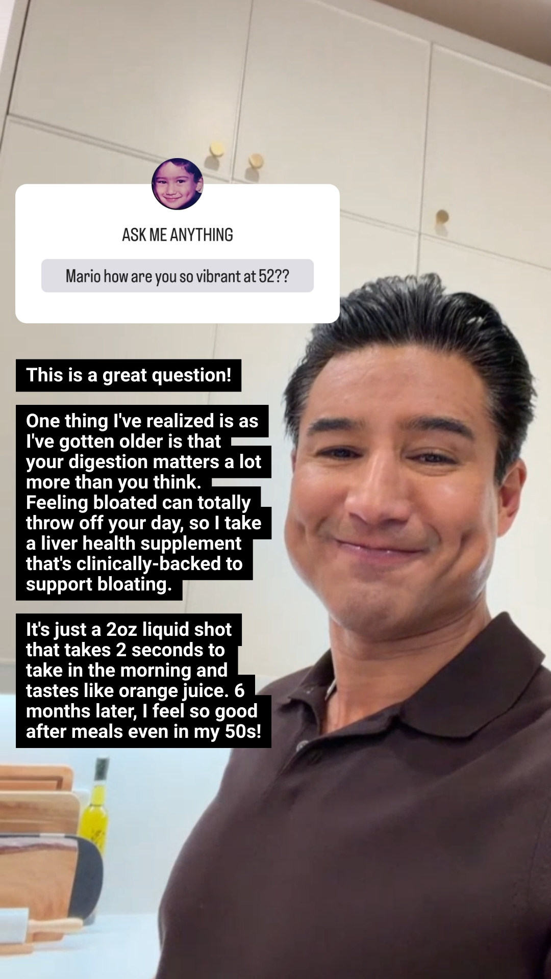 Mario Lopez Facebook ad