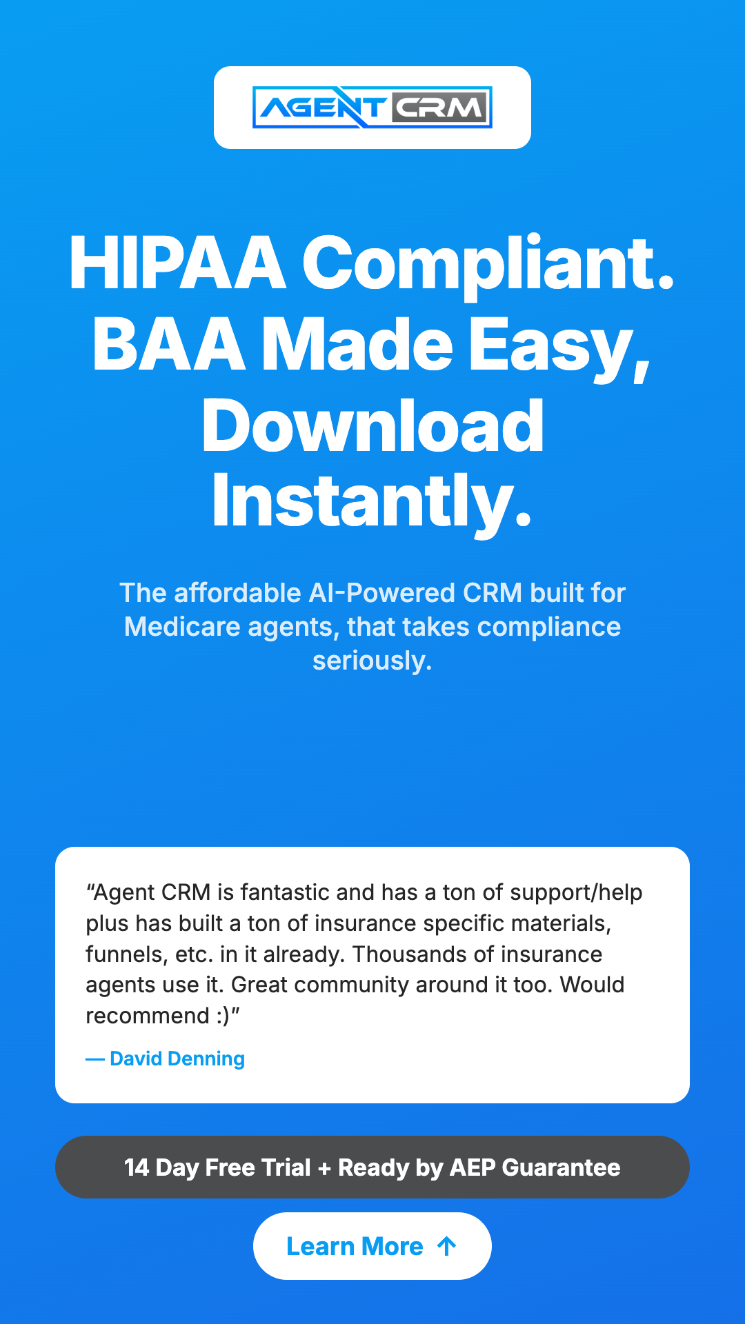 Agent CRM: AI-Powered Sales+Marketing Software Facebook ad
