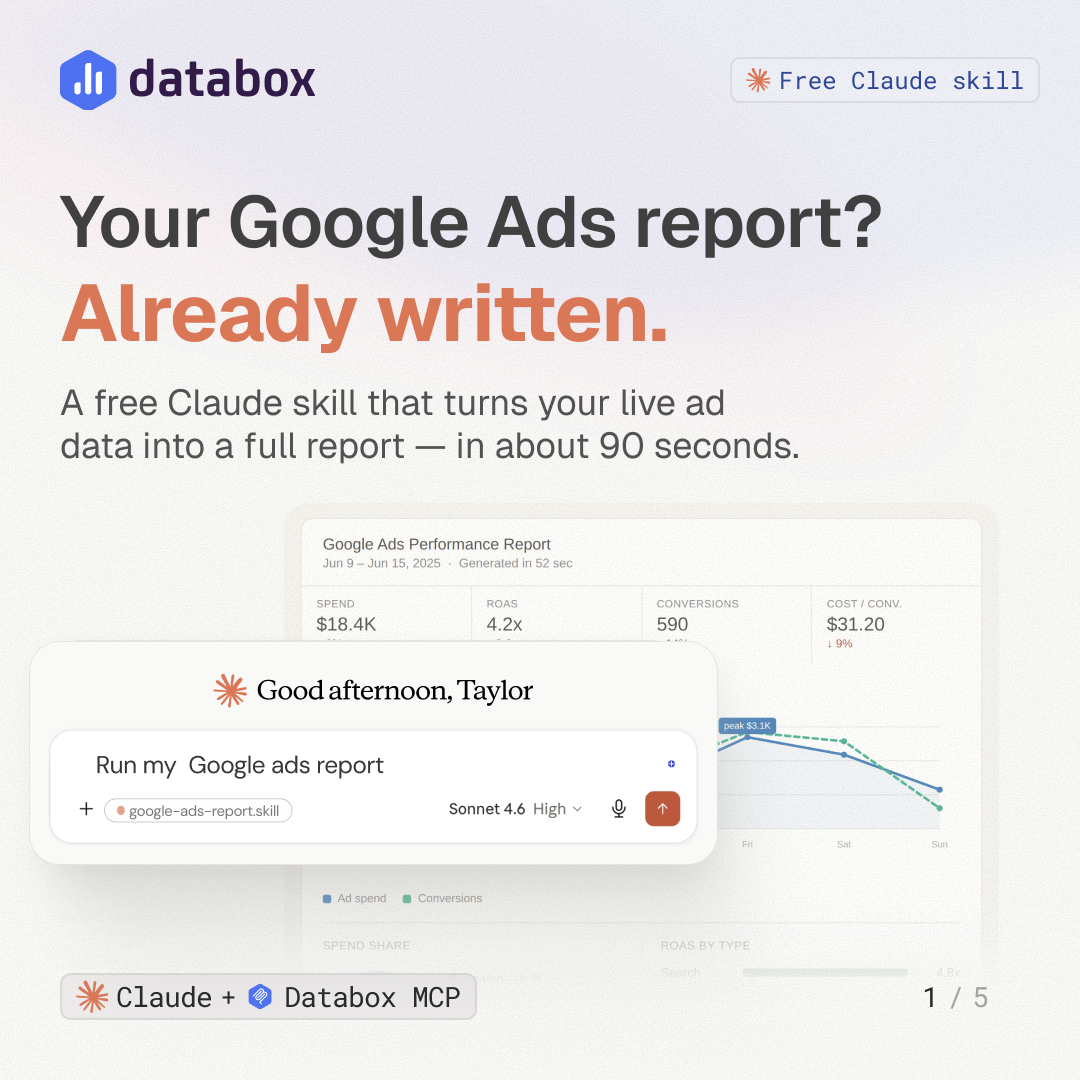 Databox Facebook ad