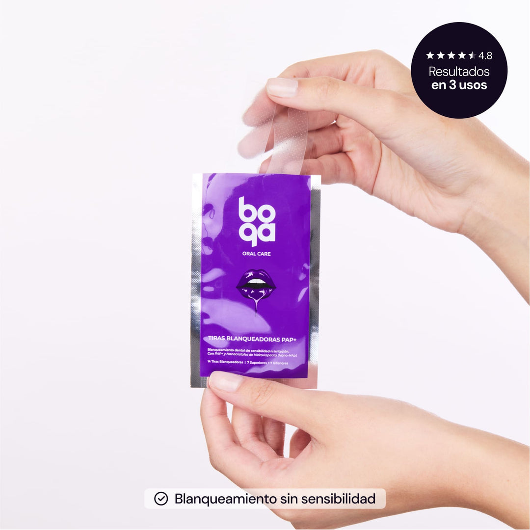 Boqa Oral Care Facebook ad: ¡Descubre el secreto para un blanqueamiento dental fácil…