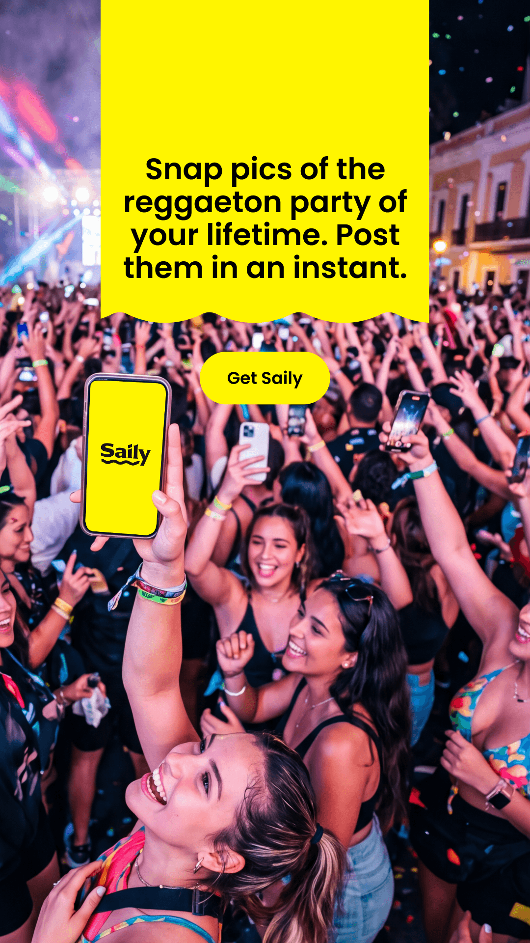 Saily Facebook ad