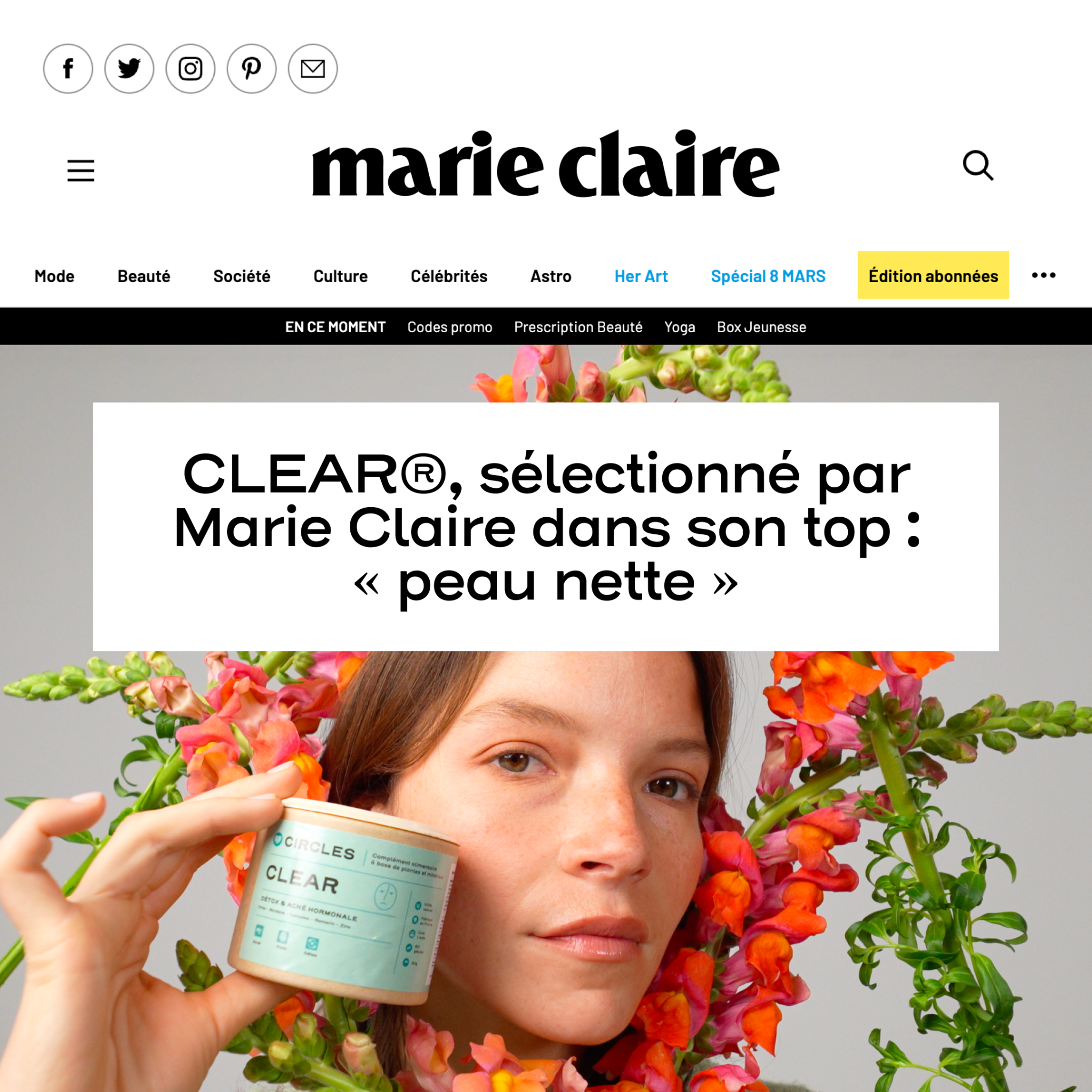 Circles Facebook ad