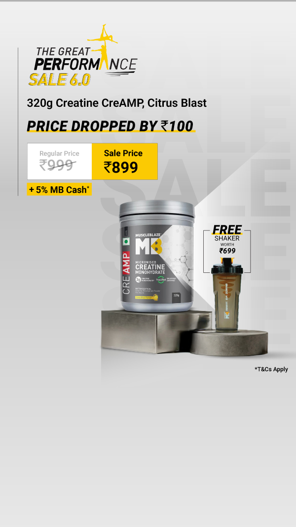 MuscleBlaze Facebook ad