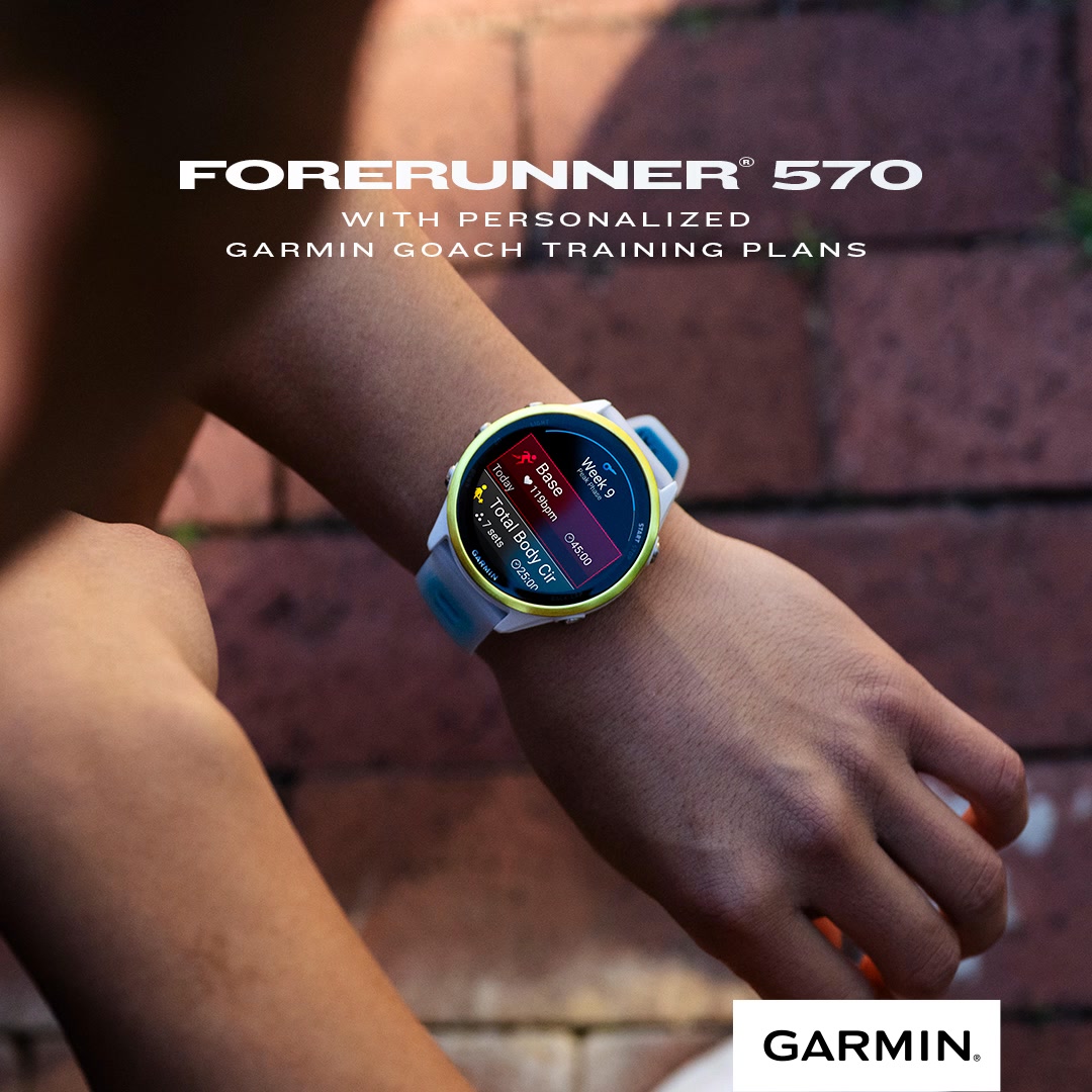 Garmin Running Facebook ad: Forerunner 570