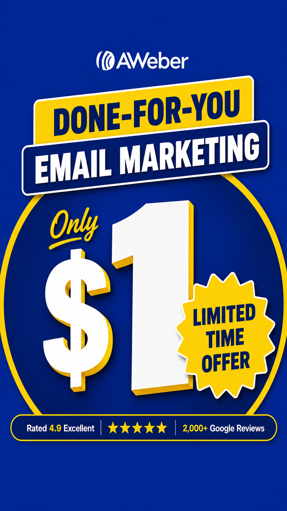 AWeber Facebook ad