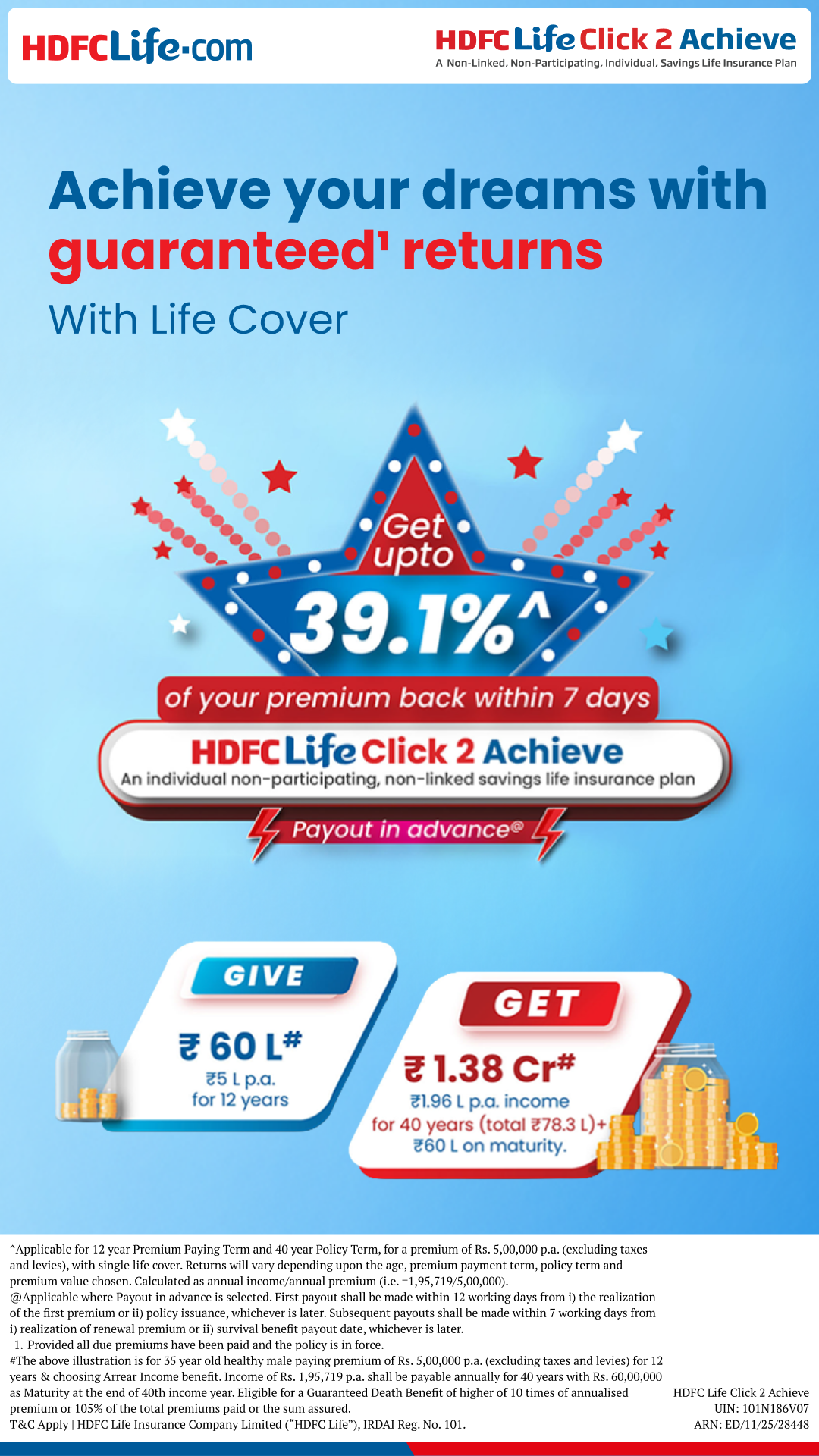 HDFC Life Facebook ad