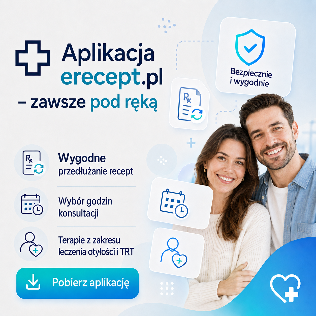 Erecept.pl Facebook ad: E-recepta po konsultacji online