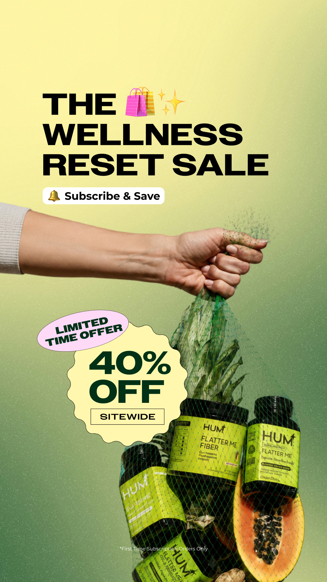 HUM Nutrition Facebook ad