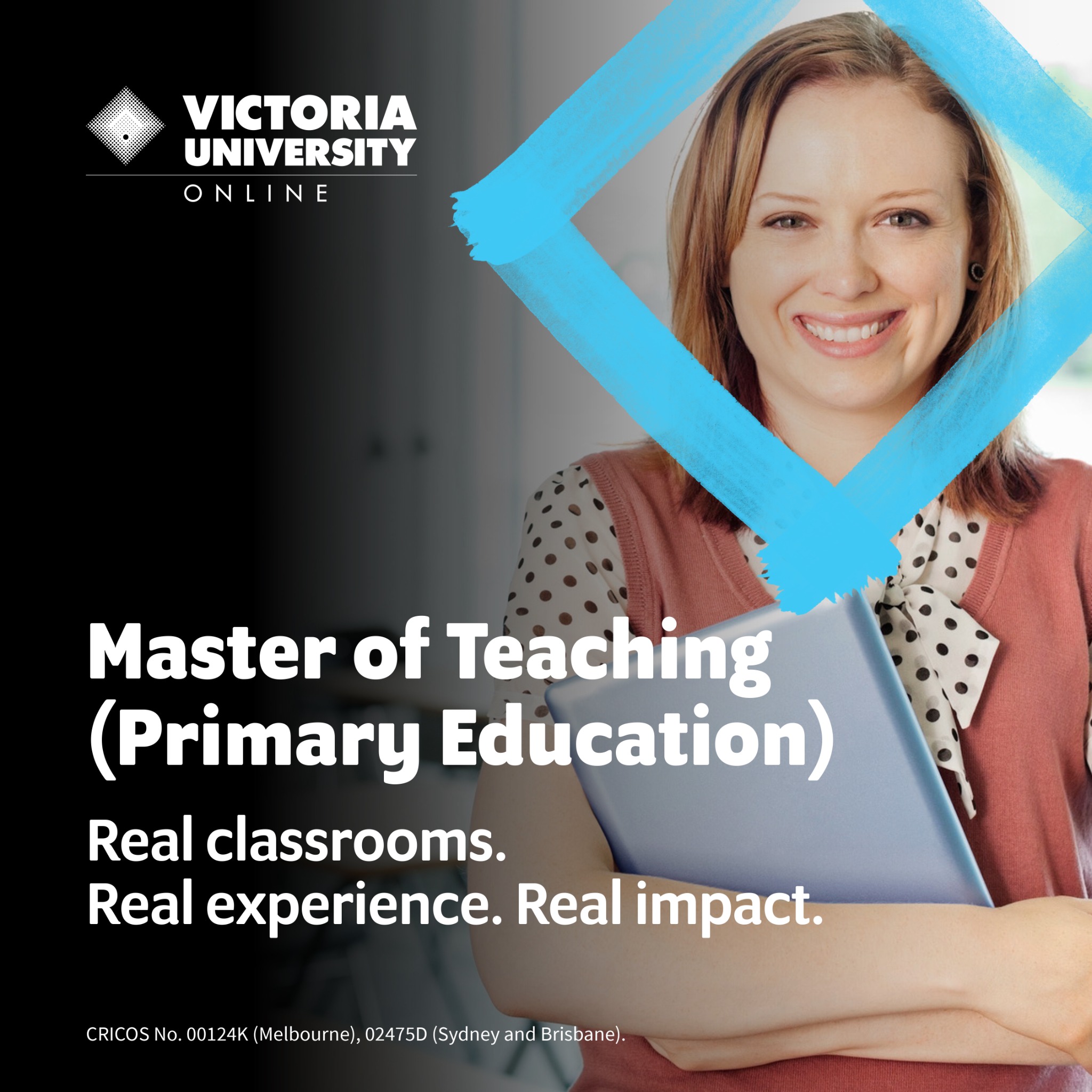 Victoria University Online Facebook ad