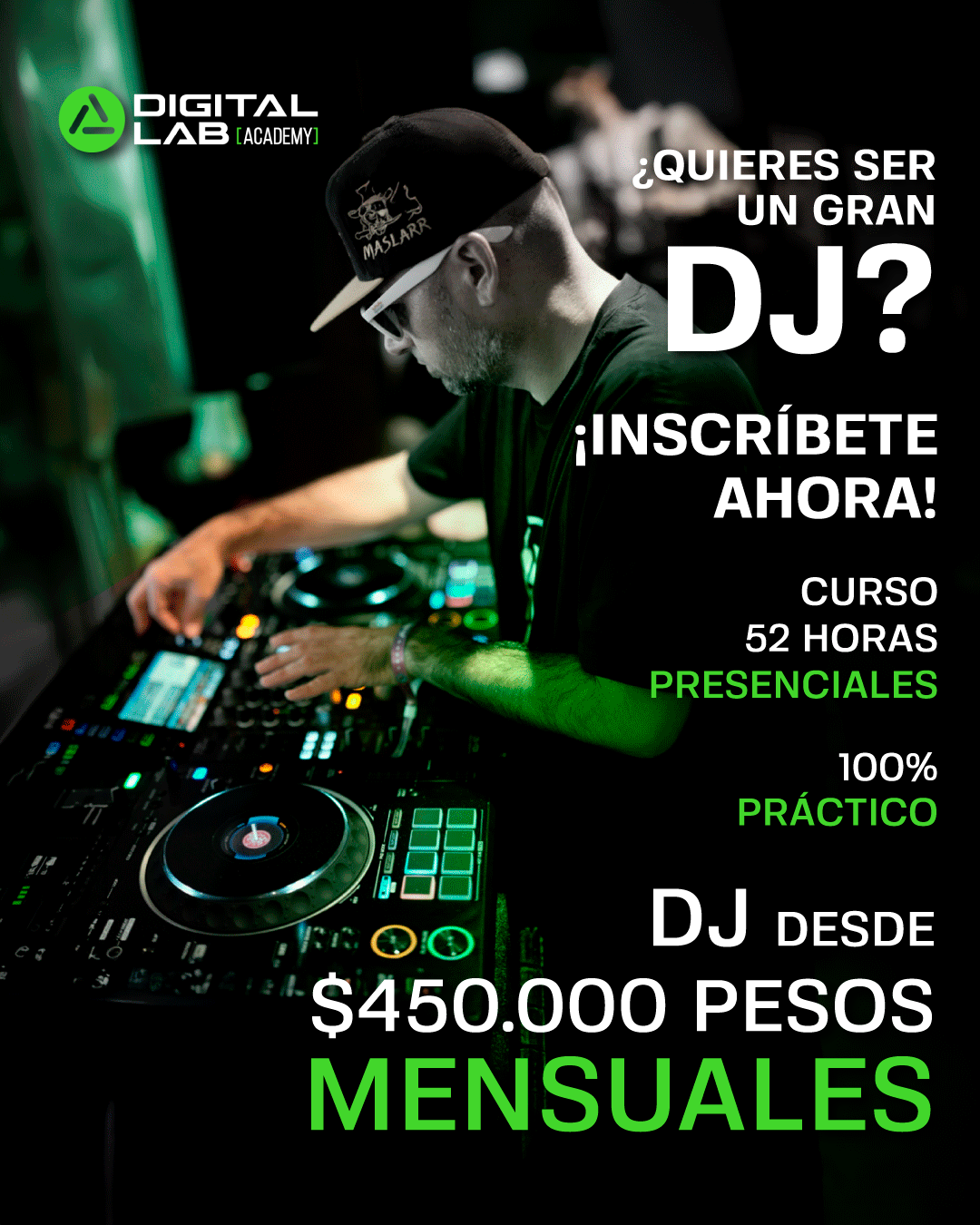 Digital Lab Soporte Facebook ad: ESTUDIA DJ PRODUCTOR EN BOGOTA